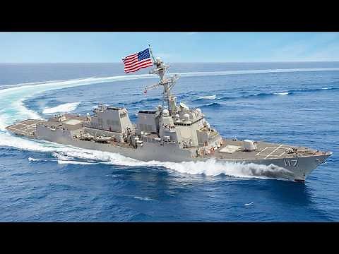 Life Inside Gigantic US Navy Destroyer Ship At Full Power