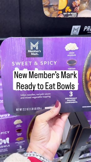 Sam's Club Savings on Instagram: "Sam’s Club has 2 NEW Member’s Mark Ready to Eat (just heat) Bowls. I have really loved their Teriyaki Chicken Bowl and can’t wait to try these. They have new Sweet and Spicy Udon Noodle Bowls ($9.44) & Salsa Verde Chicken Bowls ($13.36). Get them now at your local Sam’s Club! #samsclub #samsclubfinds #samsclubdeals"