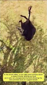 Cow Falls Down the Hill#CowFalls