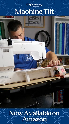 Stop the strain with Martelli Machine Tilt - now on Amazon! Small - https://www.amazon.com/dp/B0CTVRJP9H Large - https://www.amazon.com/dp/B0DPXPLJK5 The Machine Tilt angles your sewing machine for better posture, a clearer view, and less neck, shoulder, and back pain—so you can sew longer and more comfortably. Grab yours now with free 2-day shipping! | Martelli Enterprises