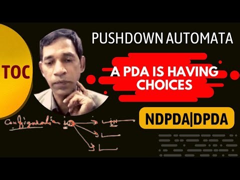 Notion of Deterministic and Nondeterministic Pushdown Automata | DPDA & NDPDA | TOC