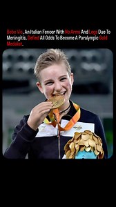 UNSUNG on Instagram: "Bebe Vio's Inspiring Journey Bebe Vio is an Italian Paralympic fencer who lost her arms and legs due to meningitis at age 11. Despite the life-changing illness, she refused to give up on her dreams. She trained with specially designed prosthetics to return to fencing. Bebe became a symbol of courage and determination around the world. She won gold at the Rio 2016 Paralympics in wheelchair fencing. She repeated her success with another gold at Tokyo 2020. Her positive spirit
