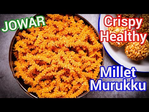Must Try Healthy Millet Chakli | Instant Murukku for Tea Time - Crispy Millet Chakli - Jowar Murukku