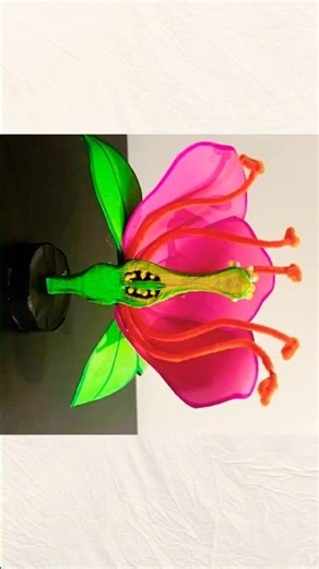 Parts of a Flower Model | Simple Science Project | school project #shorts #partsofflower