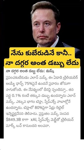 Elon Musk world richest man