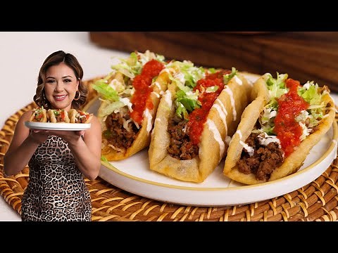 How I Make Traditional PUFFY TACOS That Everyone Loves!!!