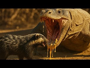 Honey Badger vs Komodo Dragon – The Most Savage Battle Ever Caught on Camera!