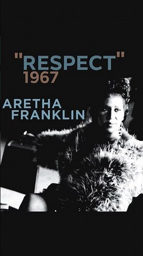 "Respect" 1967~Aretha Franklin #Wednesdaywomen #Aretha