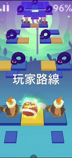 滾動的天空Rolling Sky 幻影陣Delusion Circle 官方路線vs 玩家路線official way vs player way #games #rollingsky