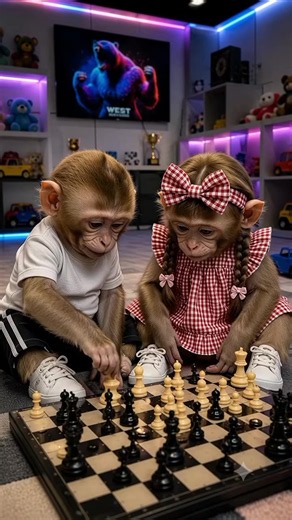 ‏Chess 🤭🤭🤭 #veo3 #lili #ai #explore #viral