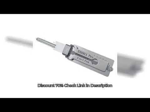 2-in-1 Stainless Steel Key Decoder Portable Precision Hook And Pickup Hand Tool O-ring Pickup Kit Ma