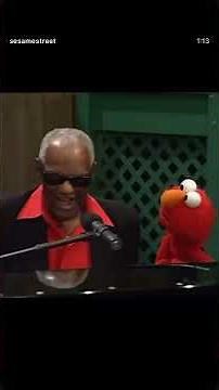 🎶👑🤣 Ray Charles & Elmo Sing on Sesame Street! 🎤✨📺 | RIP to the Legend 💯 #MustWatch