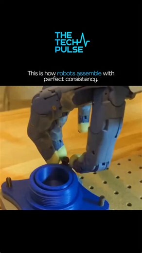 AI Tools & News | Technology | Artificial Intelligence on Instagram: "Robotic hands can tighten screws faster than humans because their control systems operate at machine timescales. Electric actuators start and stop almost instantly, while sensors embedded in each fingertip measure force, torque, and contact in real time. Vision systems guide the hand in 3D space, correcting tiny misalignments before they turn into defects. Machine learning pushes this even further. After thousands of assemblie