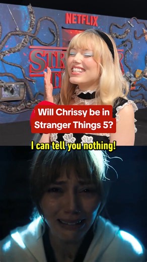 Stranger Things star Grace Van Dien doesn't deny that zombie-Chrissy will appear in the final season! #strangerthings #redcarpet #interview #netflix #gracevandien | IGN