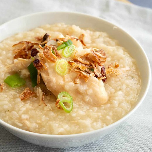 Vietnamese Chicken Rice Porridge - Chao Ga