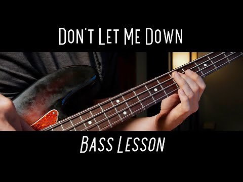 Don't Let Me Down » Bass Lesson » The Beatles