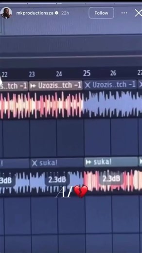 Mas musiq song was sampled to make Suka