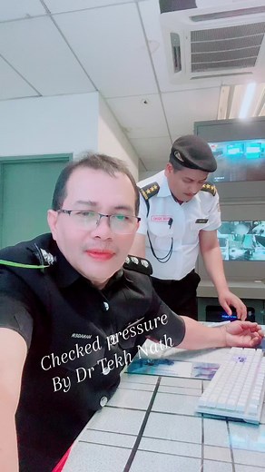 Security Check Protocol Demonstrated by Officers