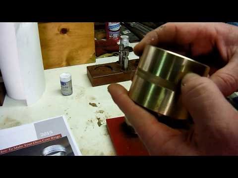 Coin Ring Making Pro Tip! #1 How to use your self centering coin punch. Tips & Tricks