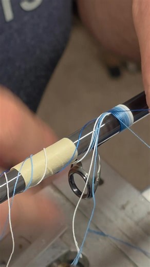 Today in Rodbuilding... More shaded guide wraps on a custom bottom fishing rod for Florida and the Northeast. If you are interested in this technique check out Garone Custom Rods Youtube channel and check out the Master Techniques: Faded Guide Wraps video | Garone Custom Rods and Tackle