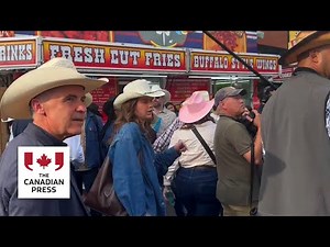 Carney tours Calgary Stampede grounds