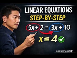 Solving Linear Equations Step-by-Step | Engineering Math Basics