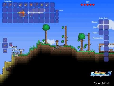 Terraria Crafting Guide: How to make a wood platform