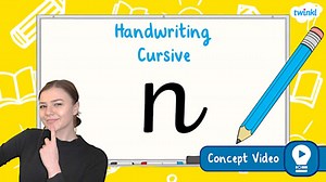 The Letter 'n' | Cursive Handwriting Concept Video