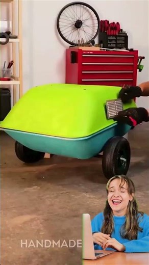 Transform Your Bike with a DIY Cart! 🚲✨ #Shorts #Crafts