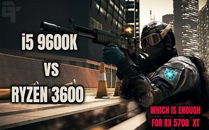 i5-9600K 4.3Ghz vs R5 3600 4.125Ghz CPU游戏性能测试对比（显卡为RX 5700XT） 1080P 60帧视频