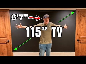 Embedding a 115" MicroLED TV in our Master Bedroom Wall -AWALL COB MicroLED Display