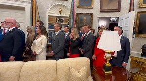 127K views · 8.6K reactions | Behind the scenes and happening now in the Oval Office, President Trump and Vice President JD Vance welcome Sophomore GOP House Members to the The White House… | Daniel Scavino Jr. | Facebook