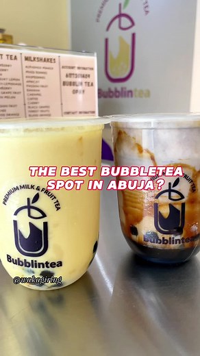 Tiger Taro Bubble Tea Review at BubblinTea in Wuse 2 Abuja