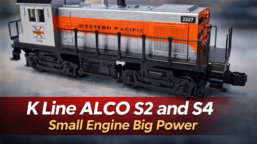 K Line ALCO S2 and S4 small engine big power
