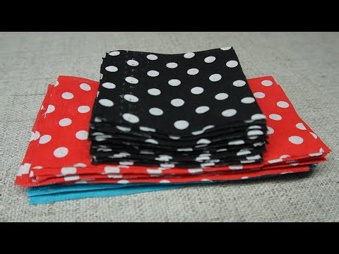 How I Turned Scrap Fabrics into beautiful Pillow | sewing projects for beginners