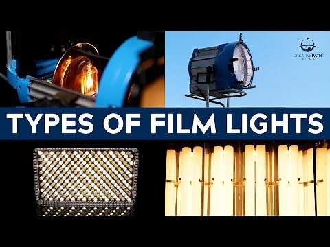 Types of Film Lights - Tungsten, HMI, Fluorescent & LED Lights Explained | Film Lighting Techniques