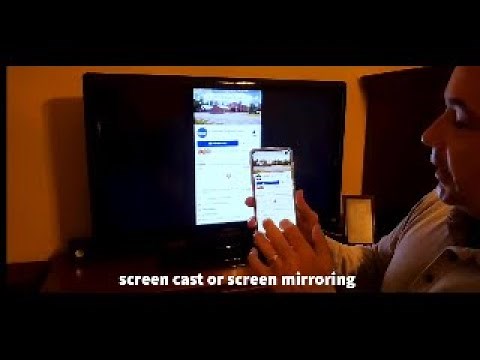 screen cast or screen mirroring for facebook live