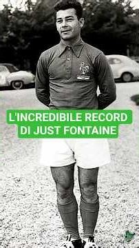 Just Fontaine's record, the France striker at the '58 World Cup #footballstories #football
