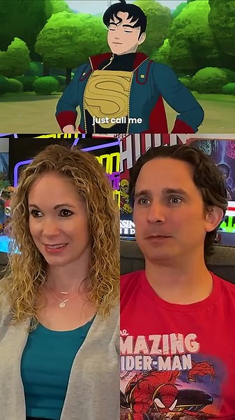 Ruby & Yang clown on Superman