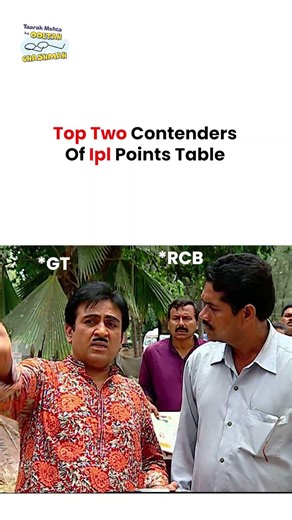 Top Two Contenders Of Ipl Points Table ! #tmkoc #funny #comedy #taarakmehta #jethalal #daya