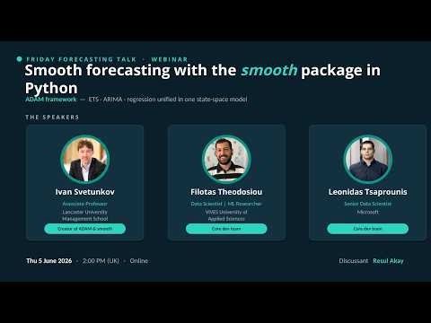 CMAF FFT: Smooth forecasting with the smooth package in Python