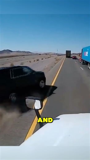 Reckless Driver Gets Instant Karma #dashcam #driving #trucker
