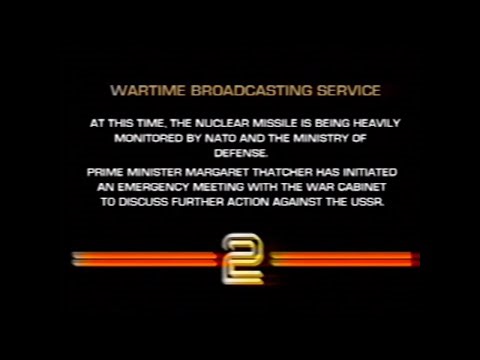 BBC 2 Wartime Broadcasting Service - USSR Nuclear Attack (1985)