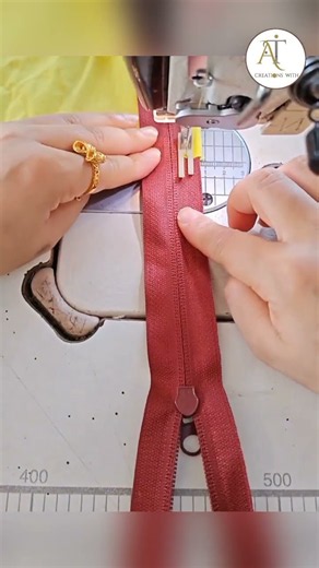 A Zipper Trick How to Sew A Zipper Neatly