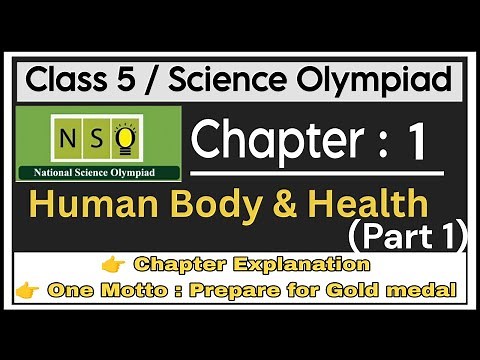 Science Olympiad Practice | Class 5 | Chapter 2 Human Body & Health | Practice workbook| NSO