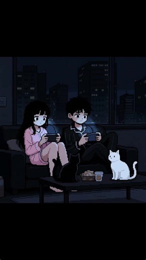 at night #arte#vibes#fyp #reflexão #pixelart