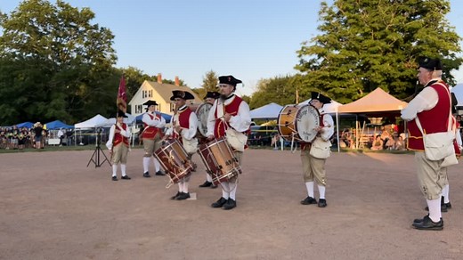 Here's the Village Volunteers Fife & Drum Corps laying down their drum feature at the DRAM 2022 Tattoo! | Rhythm Monster