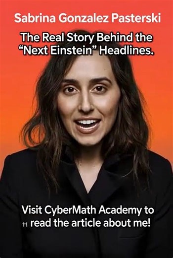 Media calls her 'Next Einstein
