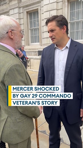 🗣️ "I'm so sorry". Johnny Mercer apologises to fellow 29 Commando veteran, who was kicked out of the armed forces for being gay. Watch here ☝️ • • • • • • • • #army #lgbt #military #armedforces #news #uk #defence #apology #government | Forces News