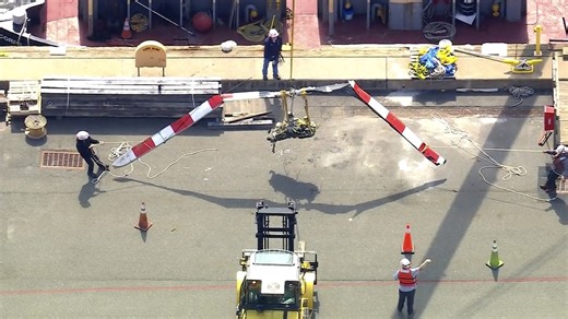 Helicopter rotor retrieved from Hudson River days after deadly crash